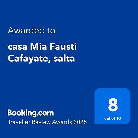 Willa Casa Mia Fausti Cafayate, Salta Zewnętrze zdjęcie