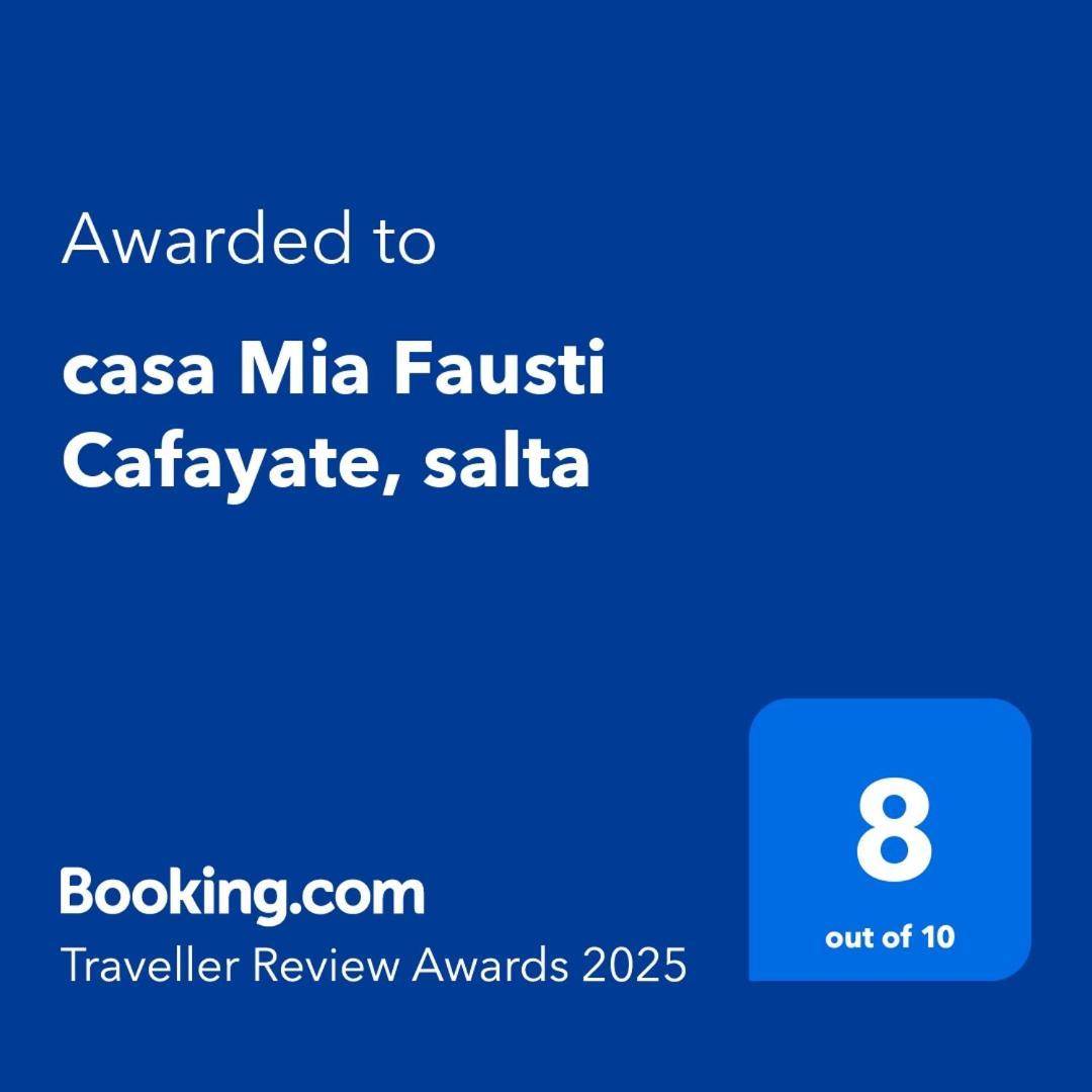 Willa Casa Mia Fausti Cafayate, Salta Zewnętrze zdjęcie